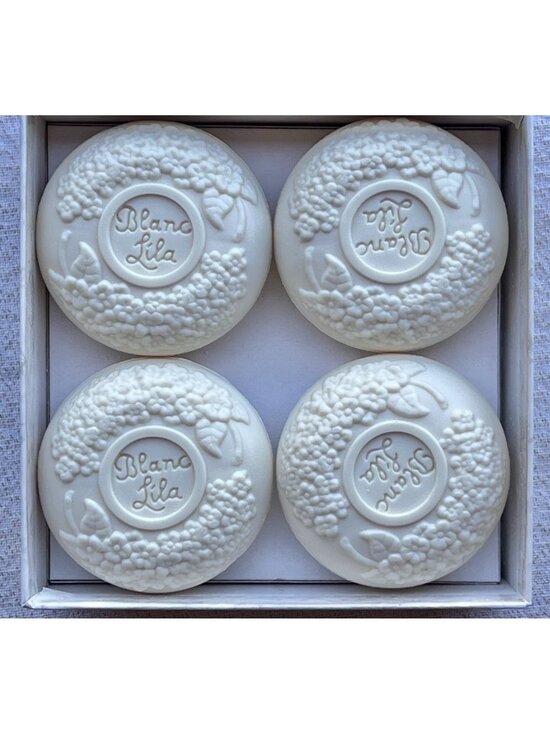 Lila Other - Petite Petite Blanc Lila Lilac Scented Soap Set Of Four 1.7 Oz Bars Gift Boxed
